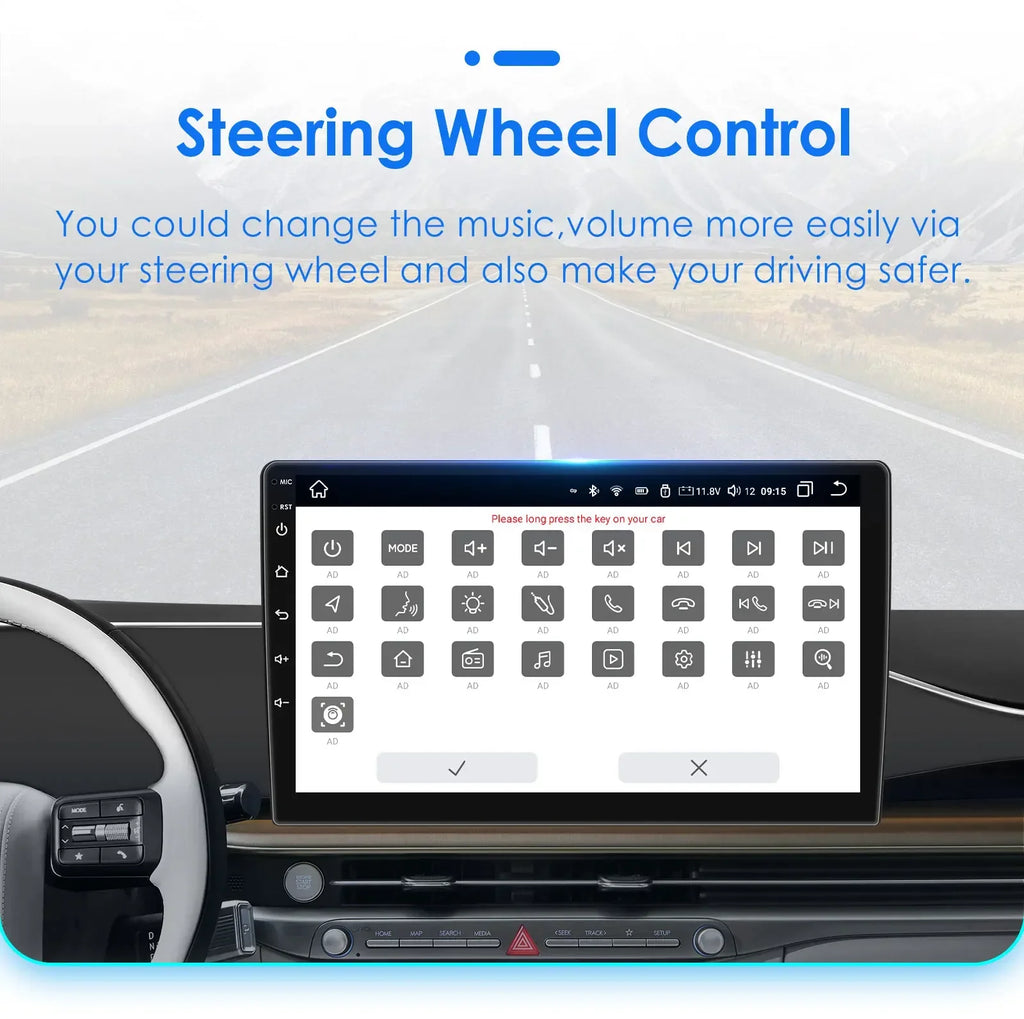 Android auto Car Radio Player For FIAT 500 Abarth 2007-2015 Multimedia GPS Navigation auto