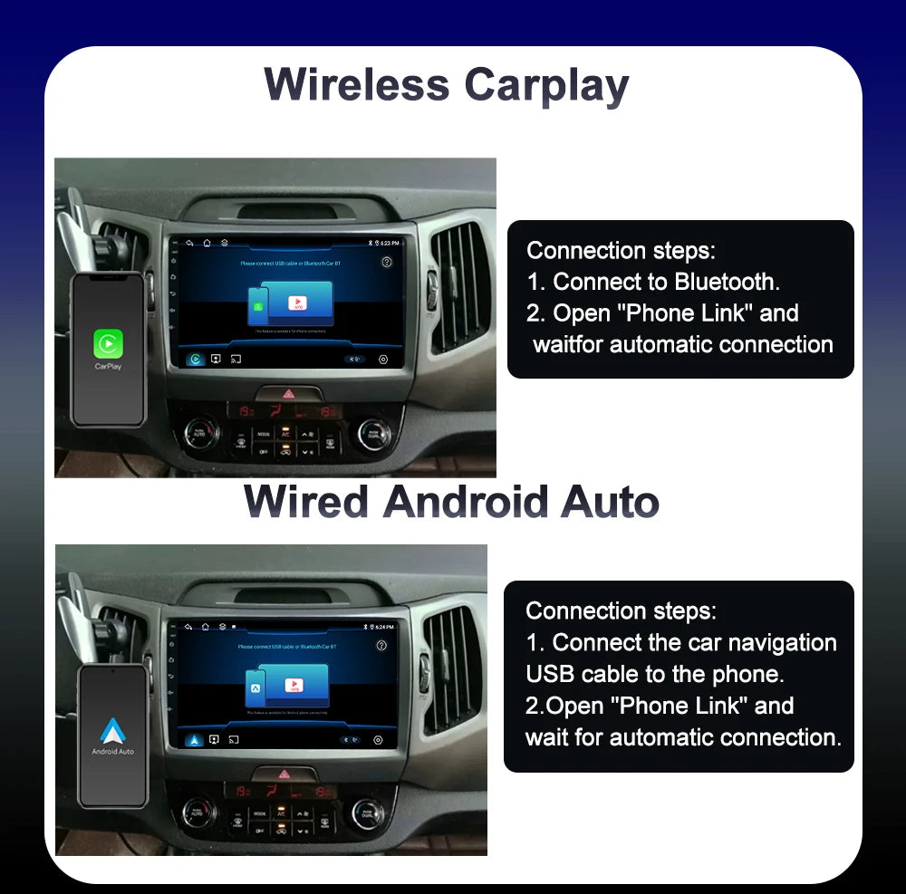 Android 16 For TOYOTA Alphard 20 Series Vellfire 2008-2014 Car Radio Multimedia Player Nav