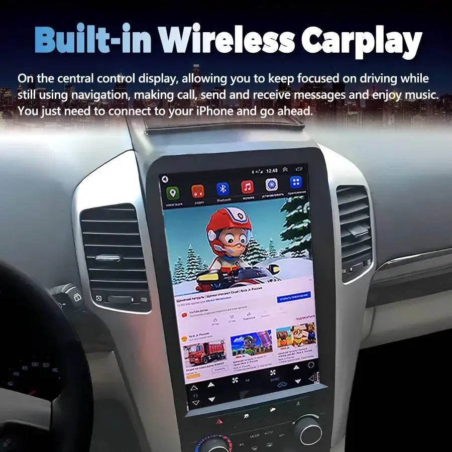 13.6" 4K Android Screen For Chevrolet Captiva 2008 - 2017 Car Radio GPS Navigation Carplay | AUTOKITSHOP
