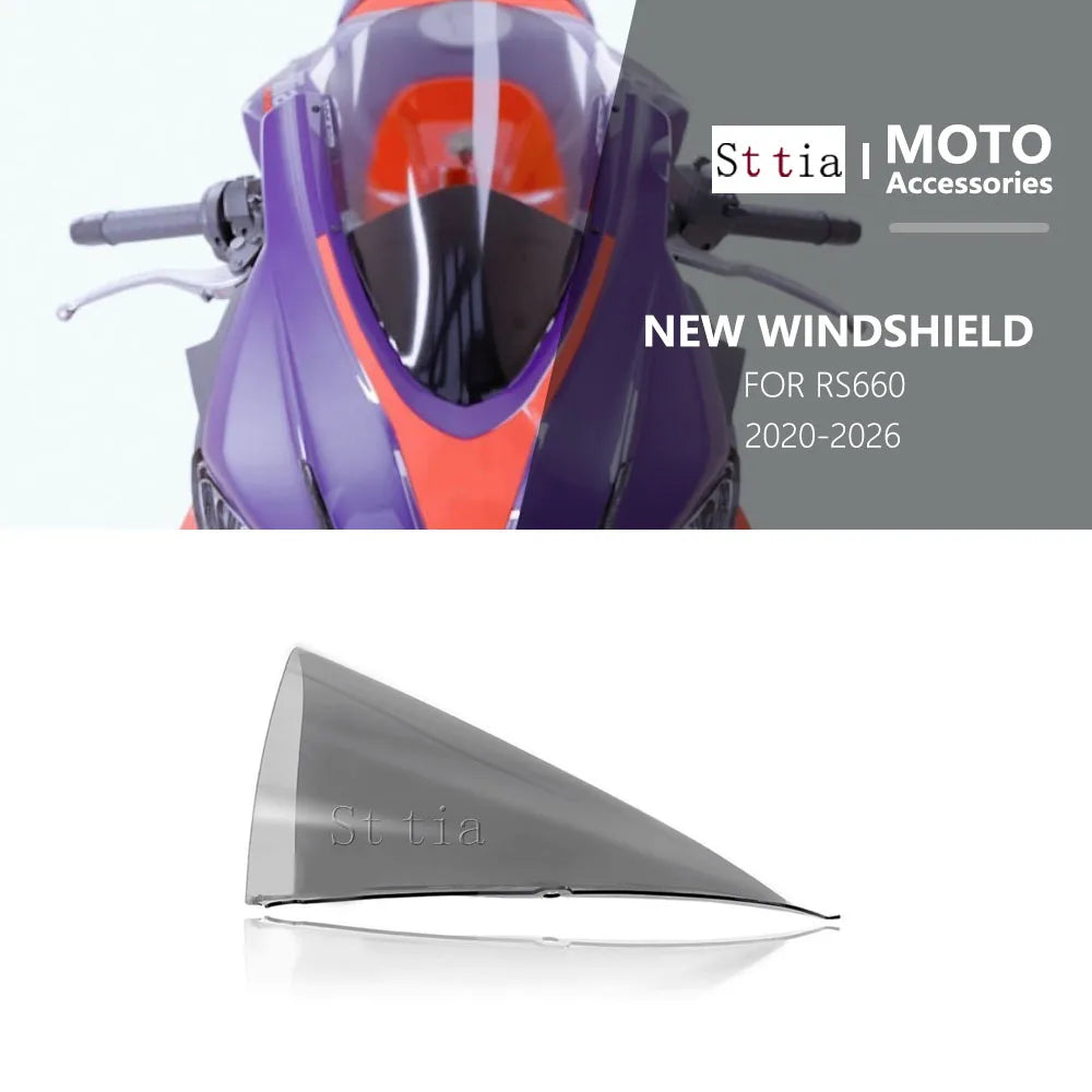 For Aprilia RS660 RS 660 2020-2026 RS660 RS 660 2026 Accessories Windshield Windscreen Visor Vis - Automotive LED Light