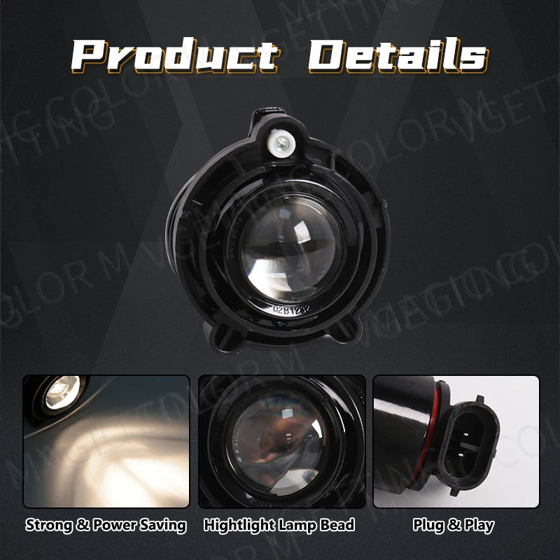 Fog Lamps For Chevrolet Cruze Trax Impala Equinox Malibu Buick Allure Rainier Enclave GMC  | AUTOKITSHOP