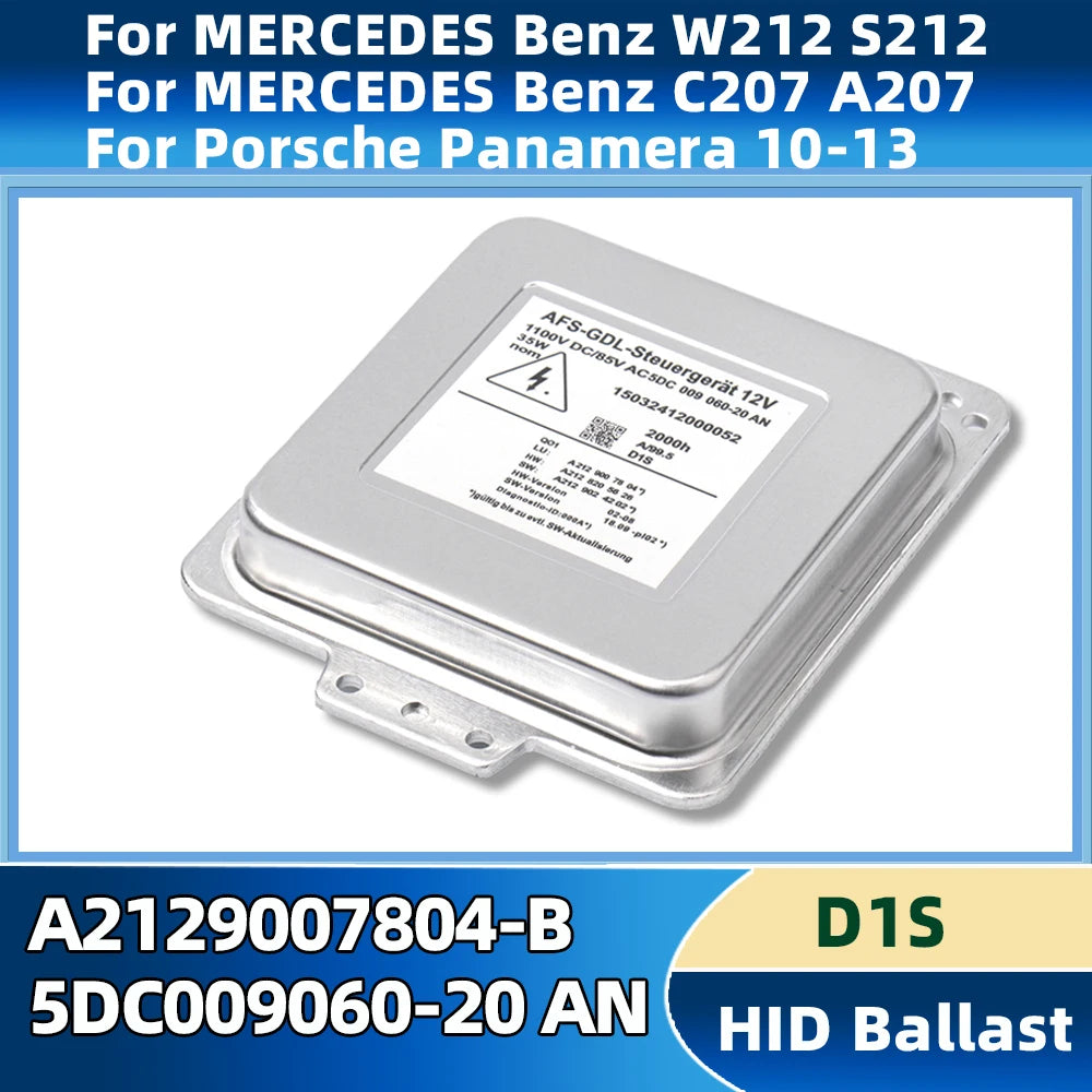5DC009060-20 Xenon HID D1S Ballast Module Block A2129007804-B5DC009060 For MERCEDES Benz W