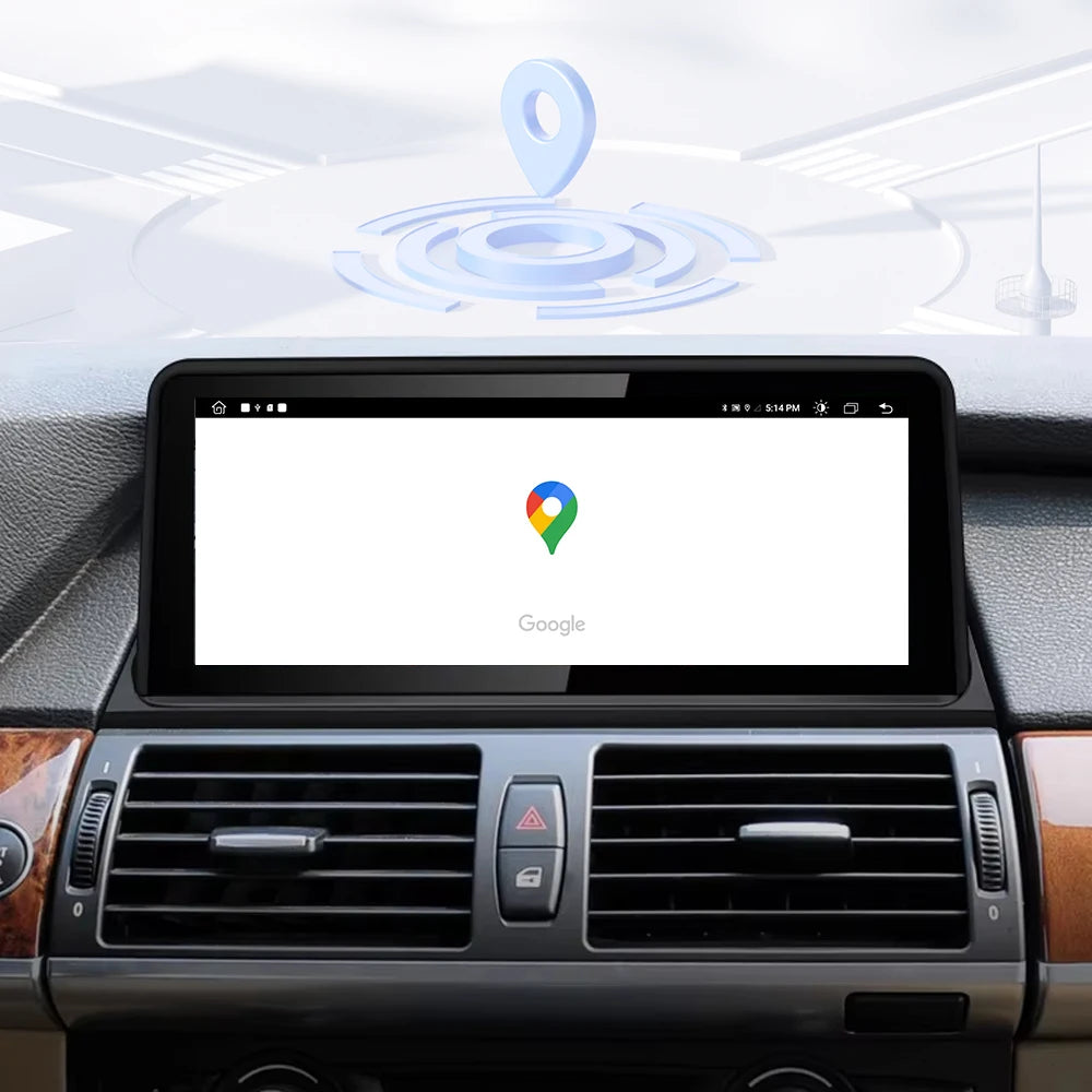 10.25inch Wireless Carplay For BMW X5 X6 E70 E71 2007 -2013 CCC CIC System Car Multimedia