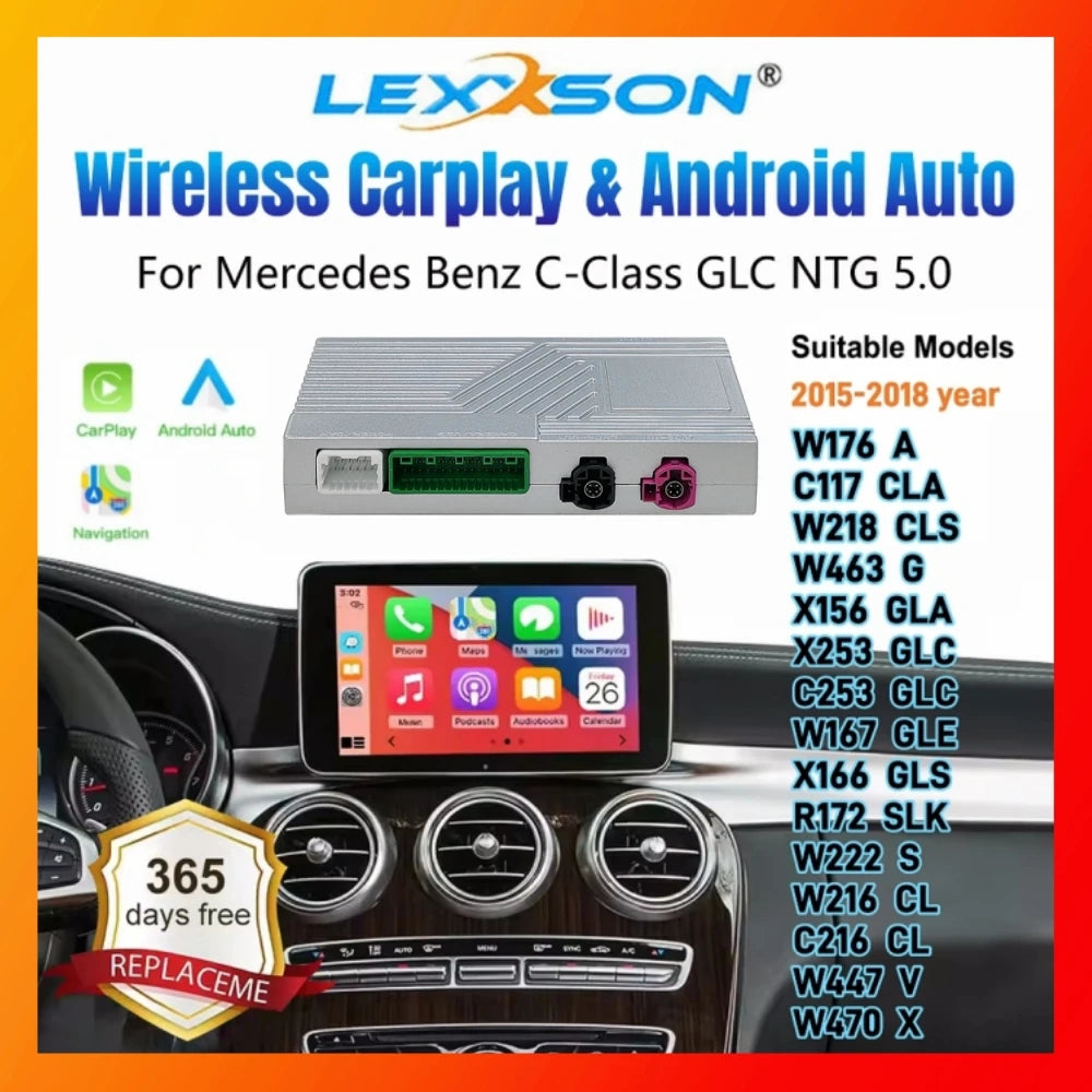 Wireless Carplay Upgrade For Mercedes Benz C Class GLC W205 V Class W447 NTG5.0 5.1 Becker | AUTOKITSHOP