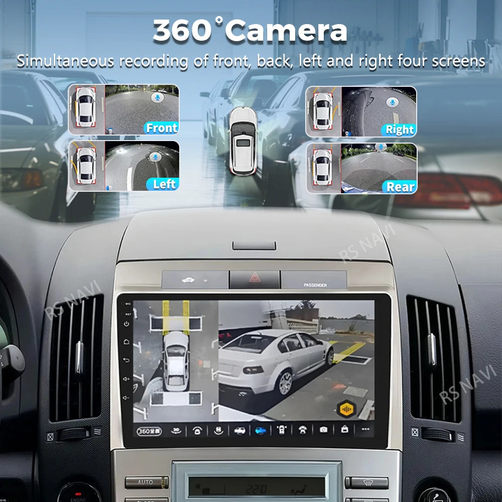 Android 16 For Toyota Corolla Verso AR10 2004-2009 2K QLED Android Car Radio Multimedia Vi