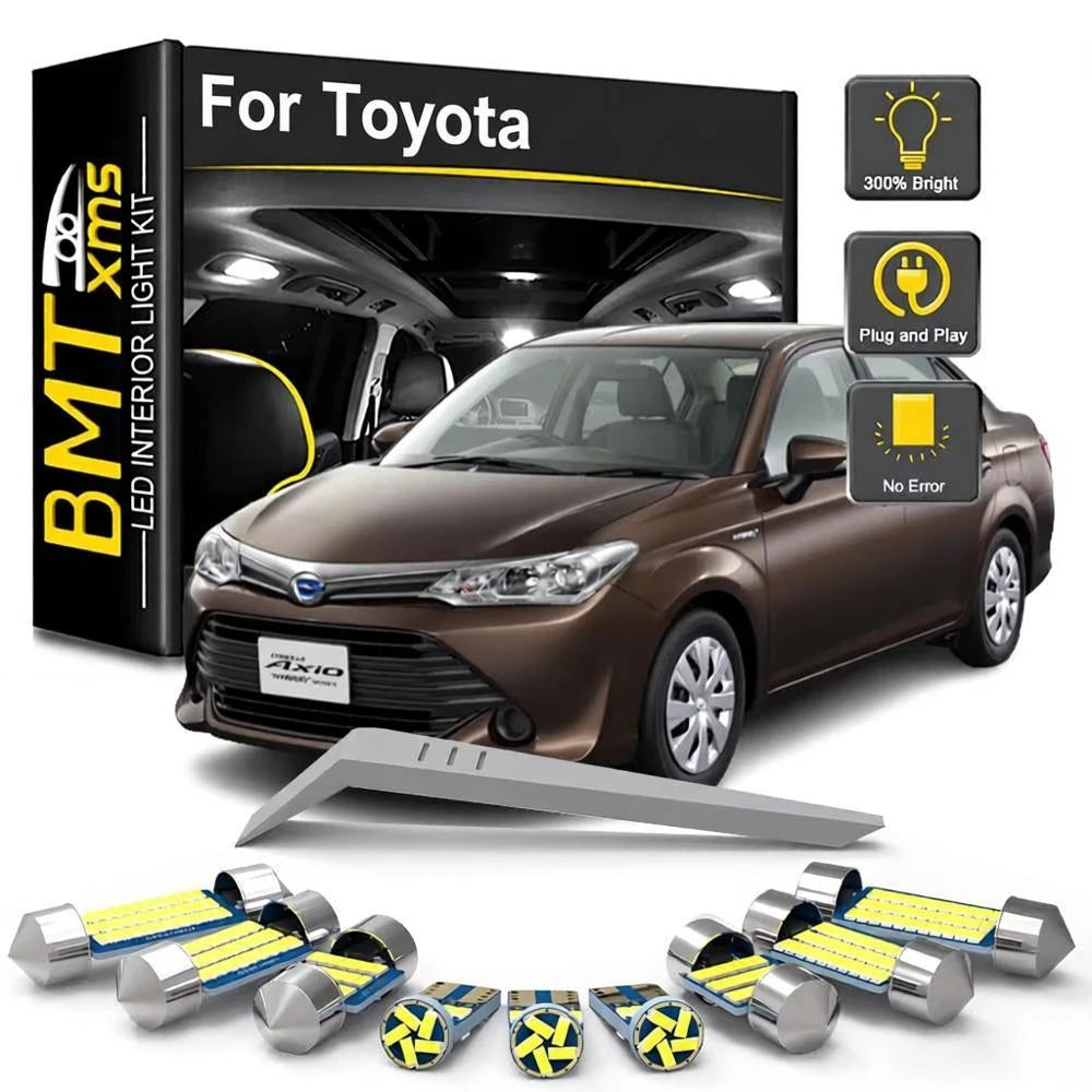 LED Interior Light Kit for Toyota Hilux AN120 AN130 Prius A V Plus Aygo 1 2 3 CHR Corolla RAV4 MK1 MK2 MK3 MK4 - Canb...