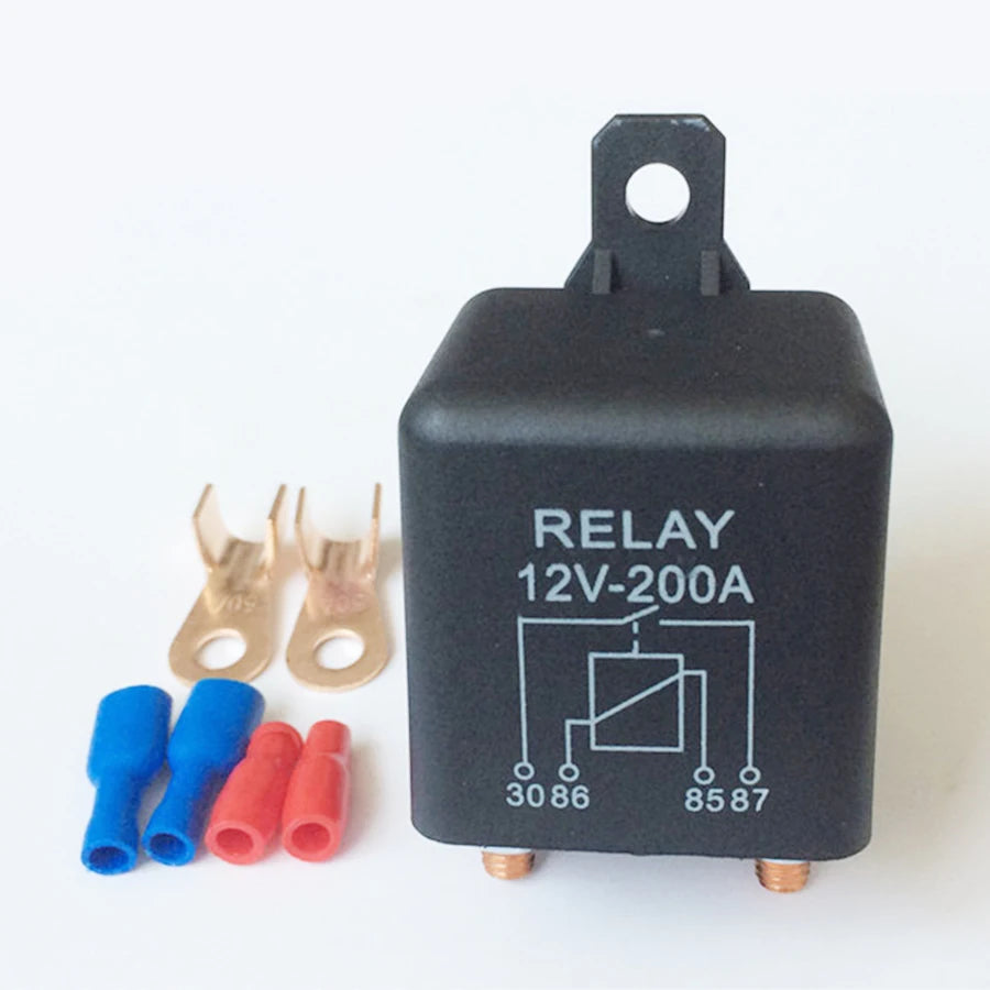 12V 120A Split Charge Relay 2 Pin for Car Automotive Starter Switch +2 Terminals