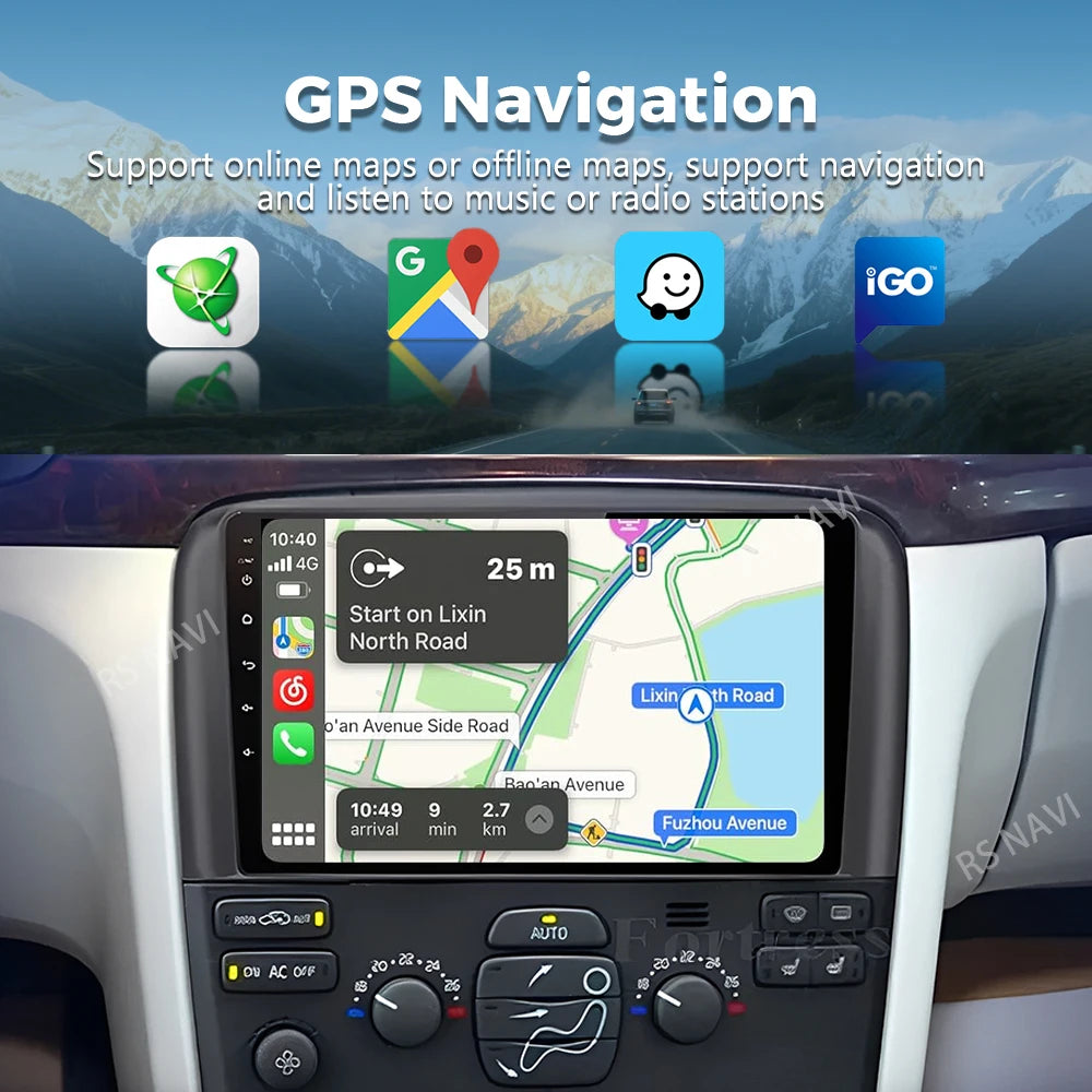Android 16 Car Radio For Volvo S80 1998 1999 2000 2001 2002 2003 2004 2005 2006 Navigation