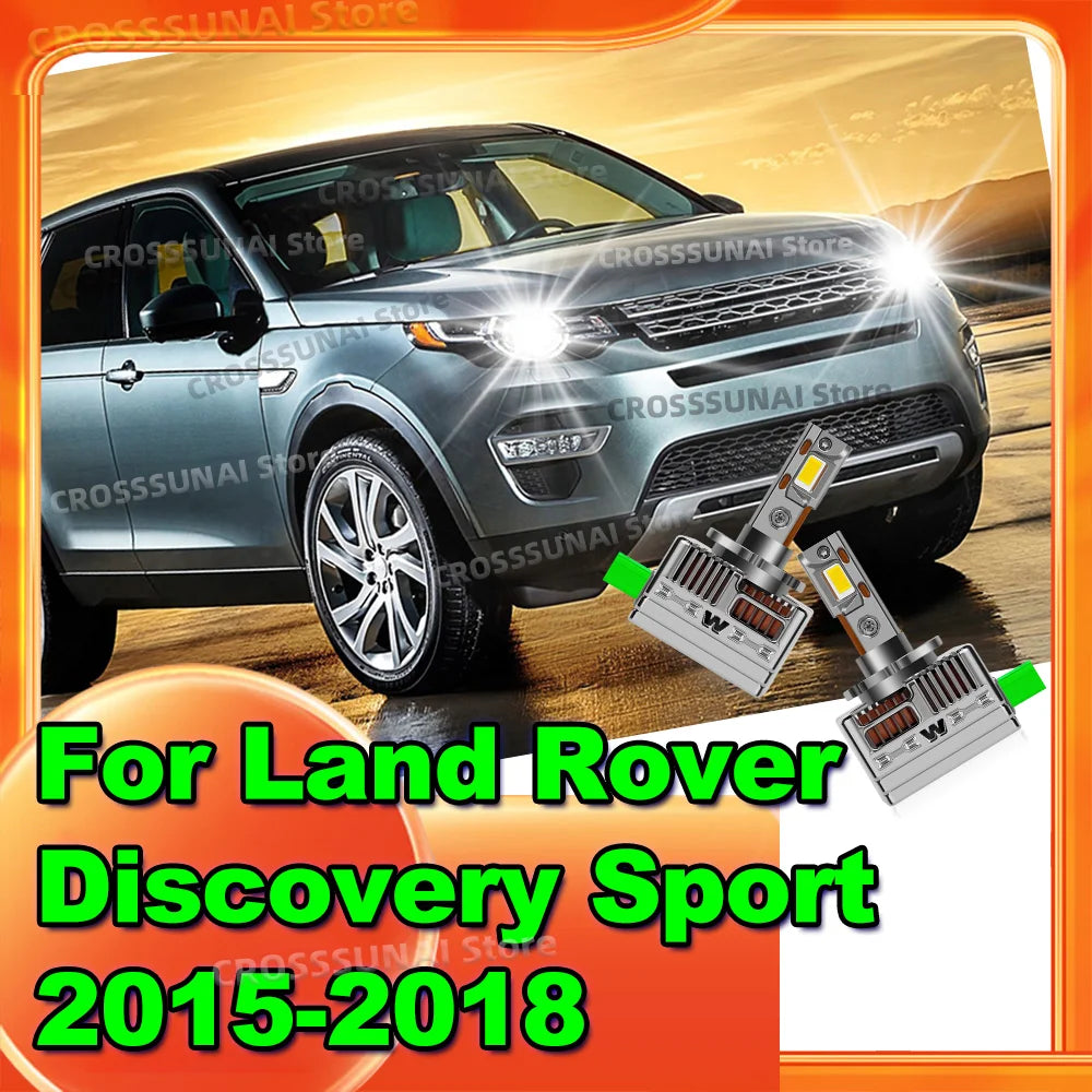 LED Car Headlight Canbus Replace Xenon Bulbs HID 50000LM Auto Lamp For Land Rover Discover