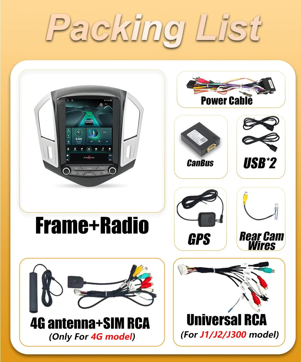 Touch Screen Android16 Car Radio For Chevrolet Cruze 2012 2013 2014 2015 Multimedia Player | AUTOKITSHOP