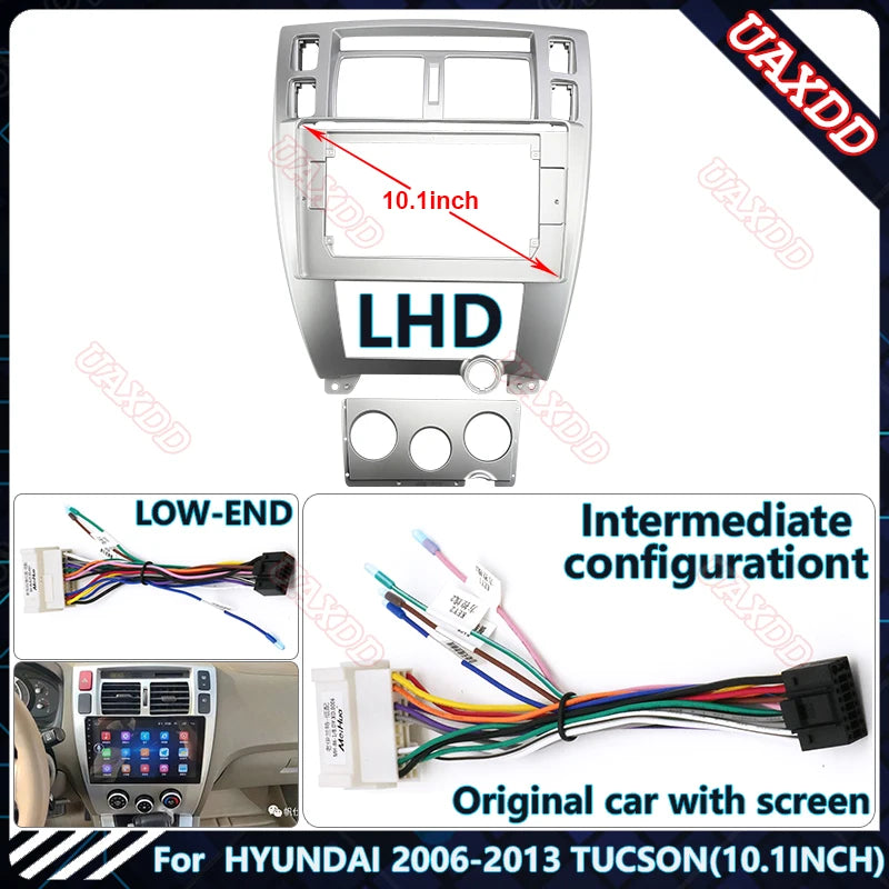 For HYUNDAI 2006-2013 TUCSON 10.1 INCH Car Radio Android Stereo Audio Screen Multimedia Vi
