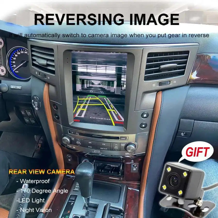 256GB Rom Vertical Screen For Lexus LX570 LX 570 2007-2015 Car Multimedia Video Player GPS | AUTOKITSHOP