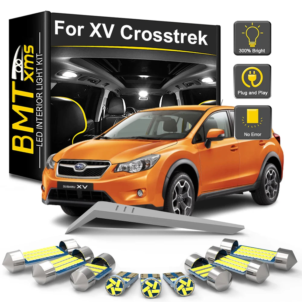 10-Piece LED Interior Light Kit for Subaru XV Crosstrek - Canbus Error-Free Bulbs | AUTOKITSHOP