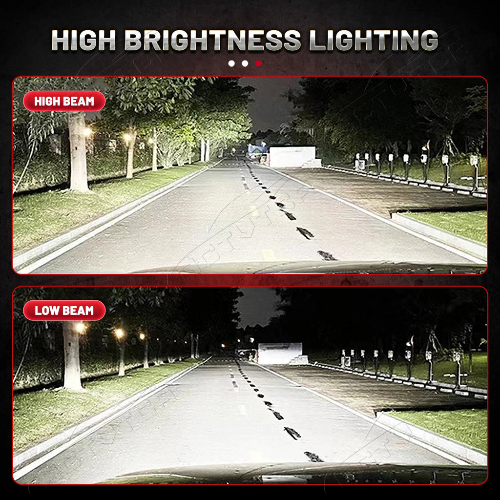 H7 LED Canbus 360 H1 HB3 HB4 9012 Turbo Bi Led Projector Lens H11 9006 9005 Car Headlight