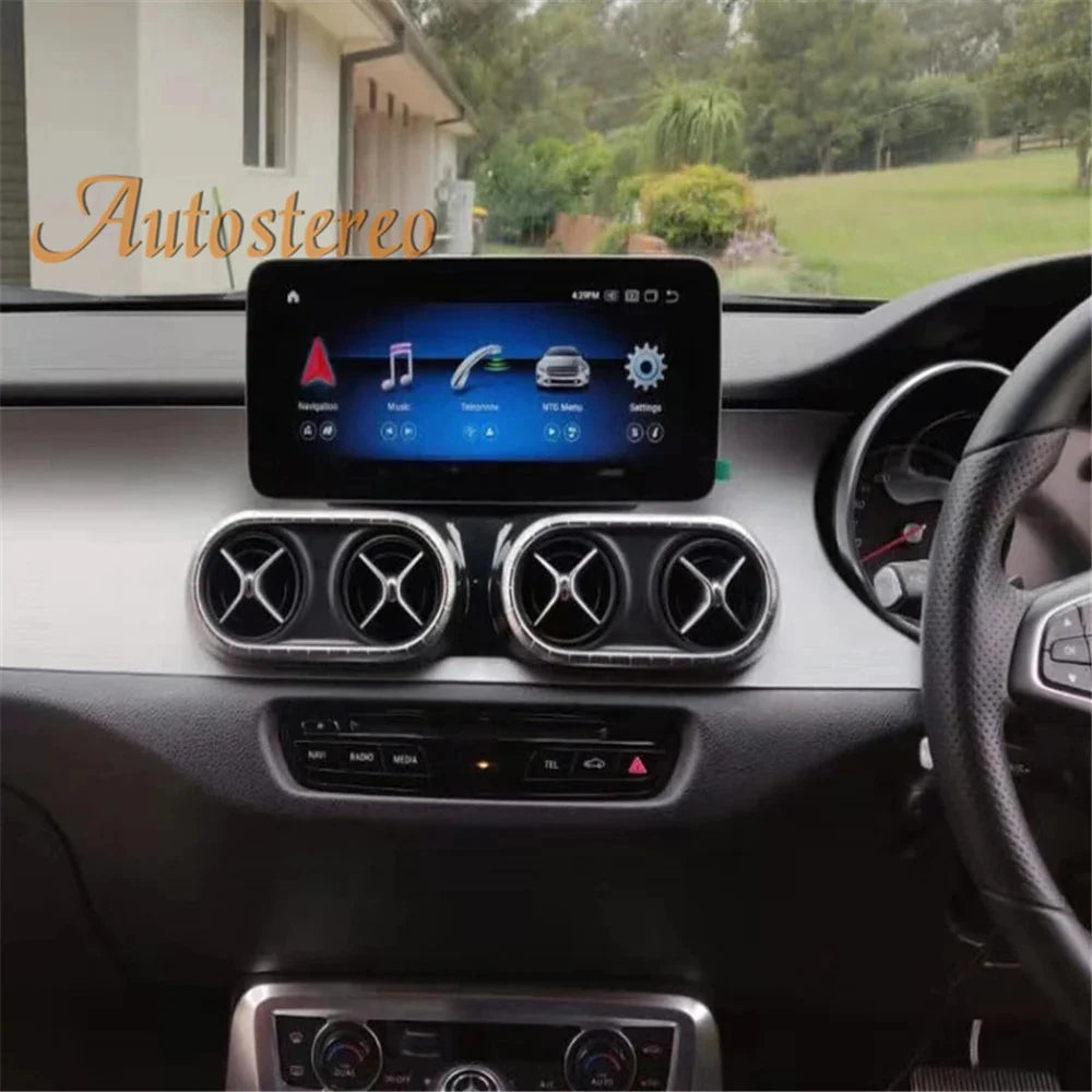 Android 13 12.3 Auto Stereo For Mercedes Benz X Class X200 X220D X250D X350D Car GPS Navig