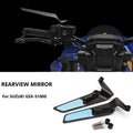 Motorcycle Accessories Adjustable Side Wing Rear View Mirror For SUZUKI GSX-S100 for SUZUKI S1000 - Automotive LED Light