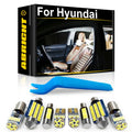 LED Interior Light Kit for Hyundai Kona Venue Bayon Tucson ix35 Santa Fe Creta ix25 Maxcruz Veracruz ix55 Nexo Palisa...