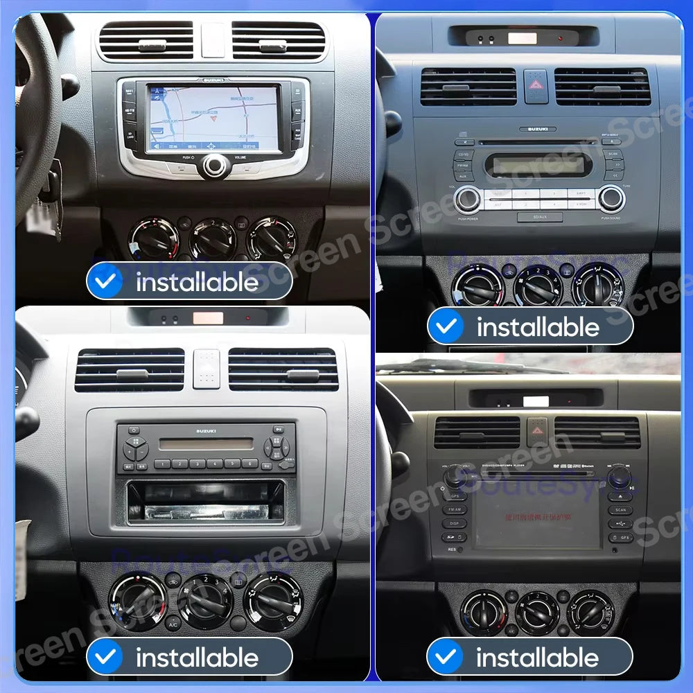 2din Android 16 Car Radio For Suzuki Swift 2003 - 2006 2007 2008 2009 2010 Multimedia Play | AUTOKITSHOP