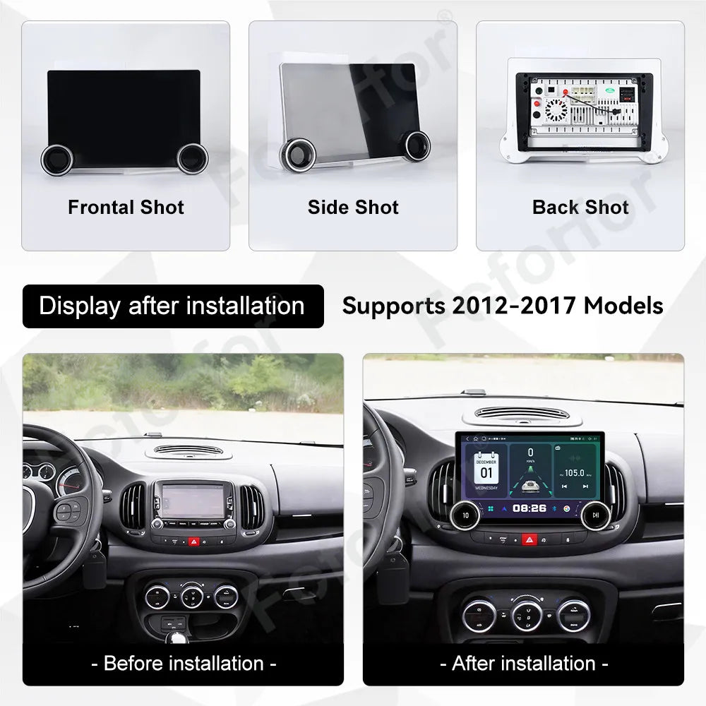 Android 15 Smart Car Stereo 11.5 Inch HD Large Screen Wireless CarPlay GPS Navigation Mult