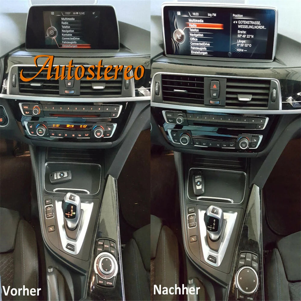 Qualcomm Carplay Android13 8+256 For BMW 3 Series F30 F31 F32 F33 2013-2017 Car GPS Naviga
