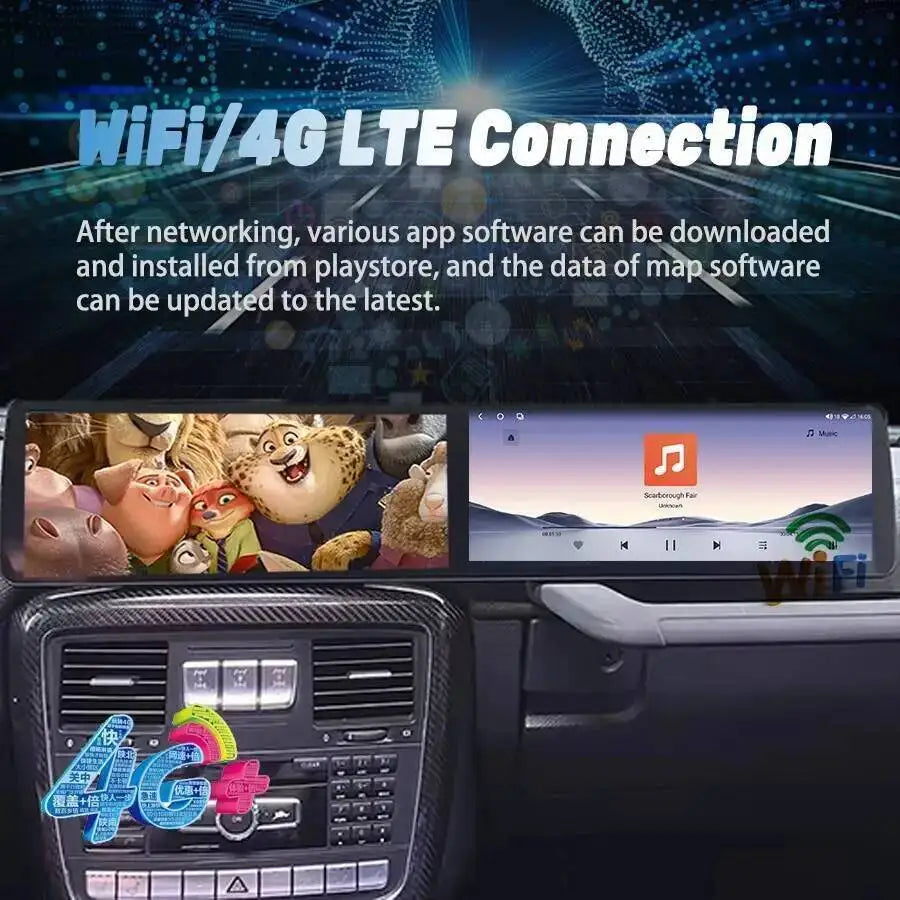 RGB - Ambient Light - for Mercedes GClass G500 W463 2018-2025 - Car Interior Lighting | AUTOKITSHOP