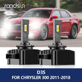 roadsun D3S Led Car Light for Chrysler 300 2011-2018 30000LM 1:1 Xenon Headlight 6000K Whi