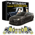 LED Interior Light Kit for Mitsubishi Lancer Evo X 10 Evolution 7 8 9 IX 2003- 2009 - Canbus Dome Map Door Trunk Bulb...