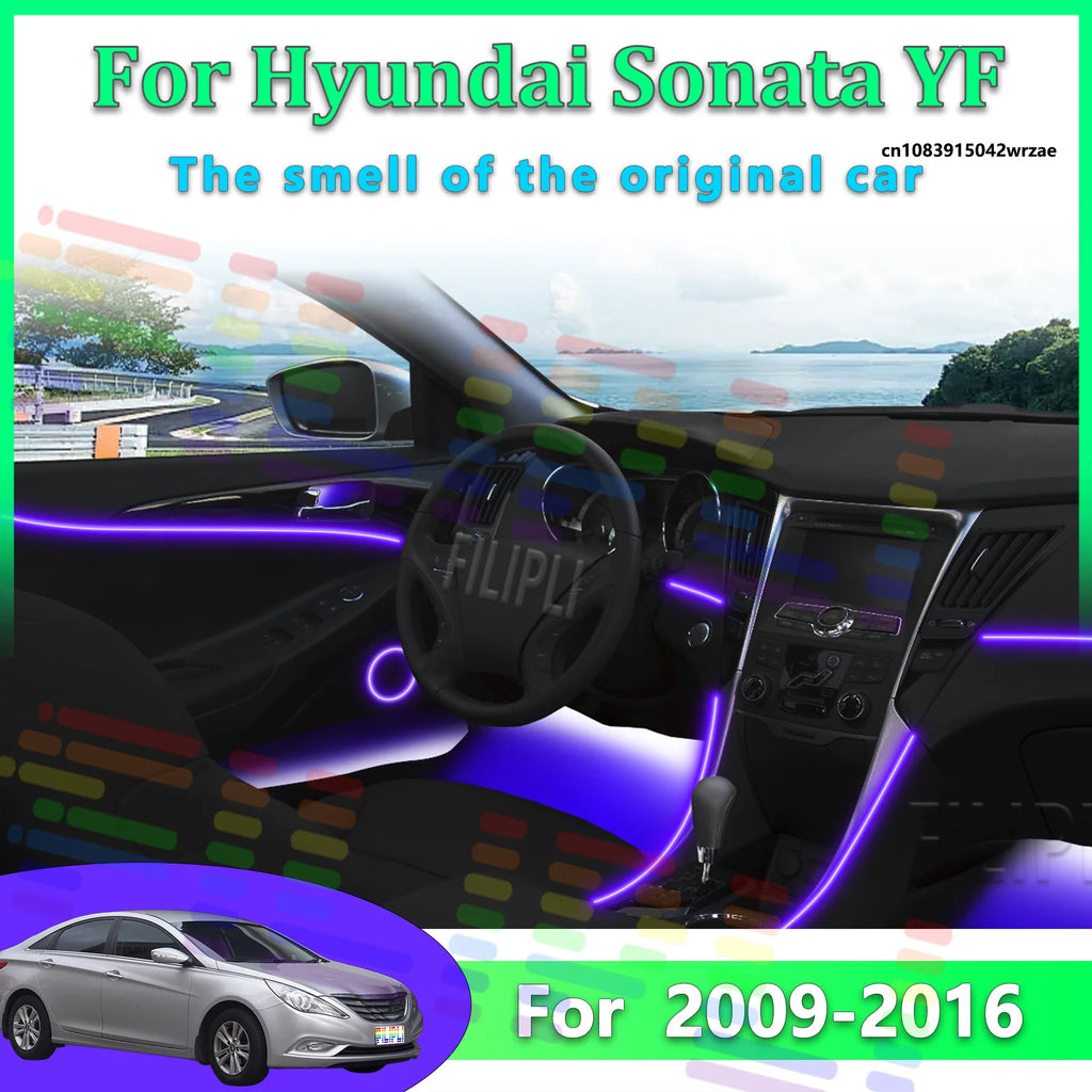 64 RGB - Neon Strip - for Hyundai - App Control - Car Interior Lighting | AUTOKITSHOP