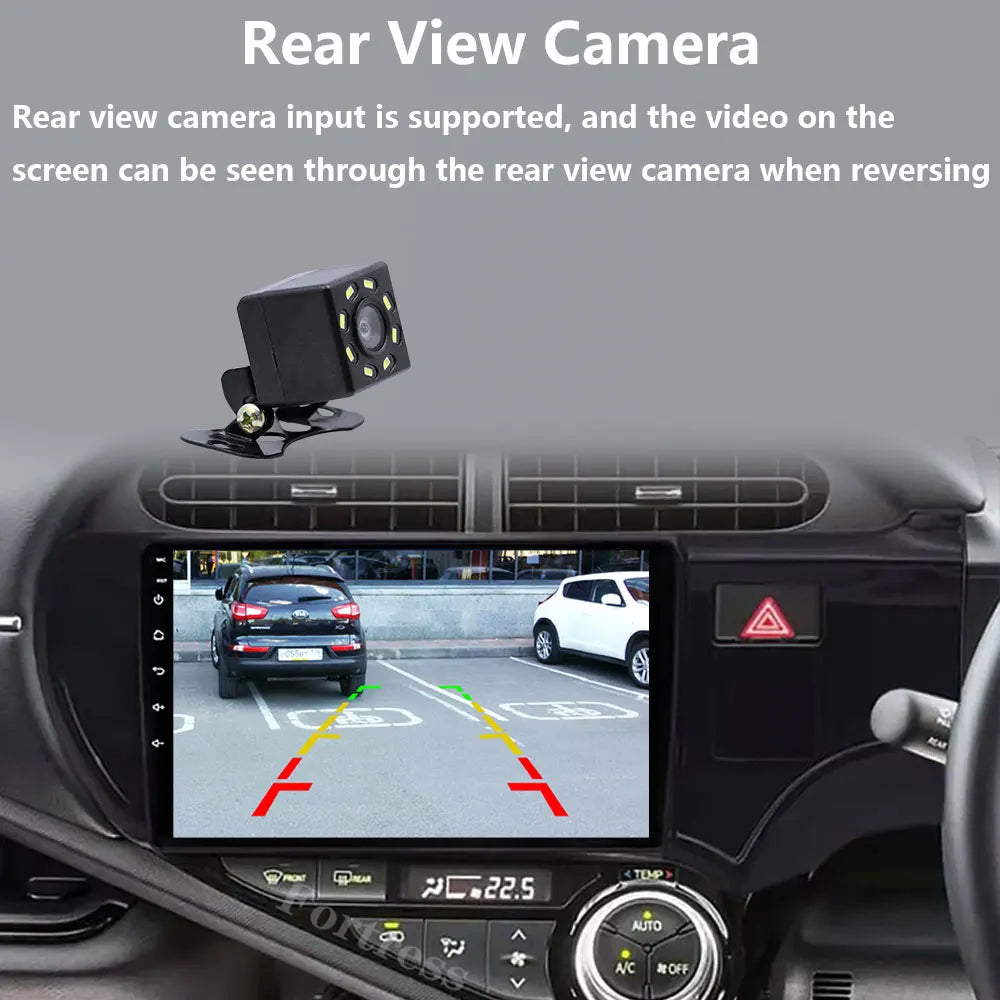 Android 16 Carplay 4G WIFI Car Radio For Toyota Aqua Prius C 2011-2017 Navigation GPS Mult