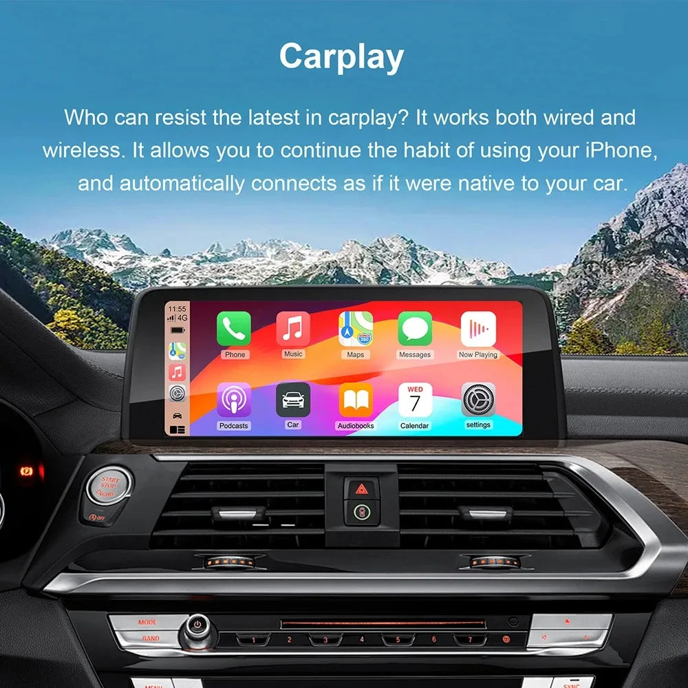 CARABC Wireless CarPlay Android Auto module For BMW NBT 1 2 3 4 5 7 Series F20 F21 F23 F30 | AUTOKITSHOP