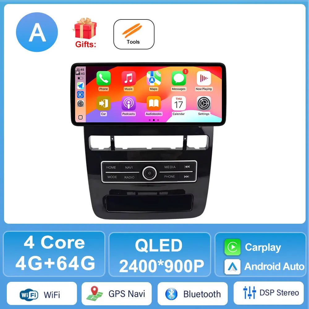 Android 12.3-Inch Wireless CarPlay Radio for Volkswagen Touareg 2011-2017 | AUTOKITSHOP