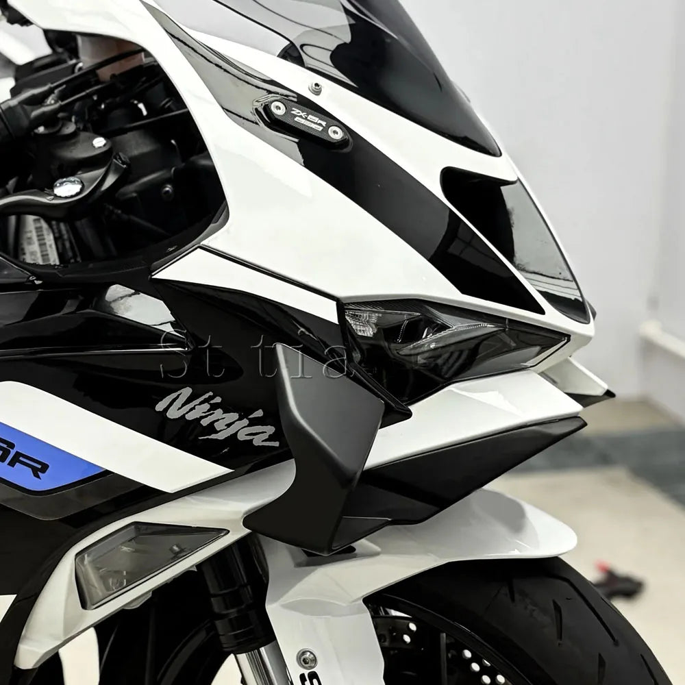 For Kawasaki Ninja ZX-6R ZX6R ZX 6R 2024-2025 2026 Front Fixed Winglets Aerodyna for ZX6R 2024-2025 - Automotive LED Lig