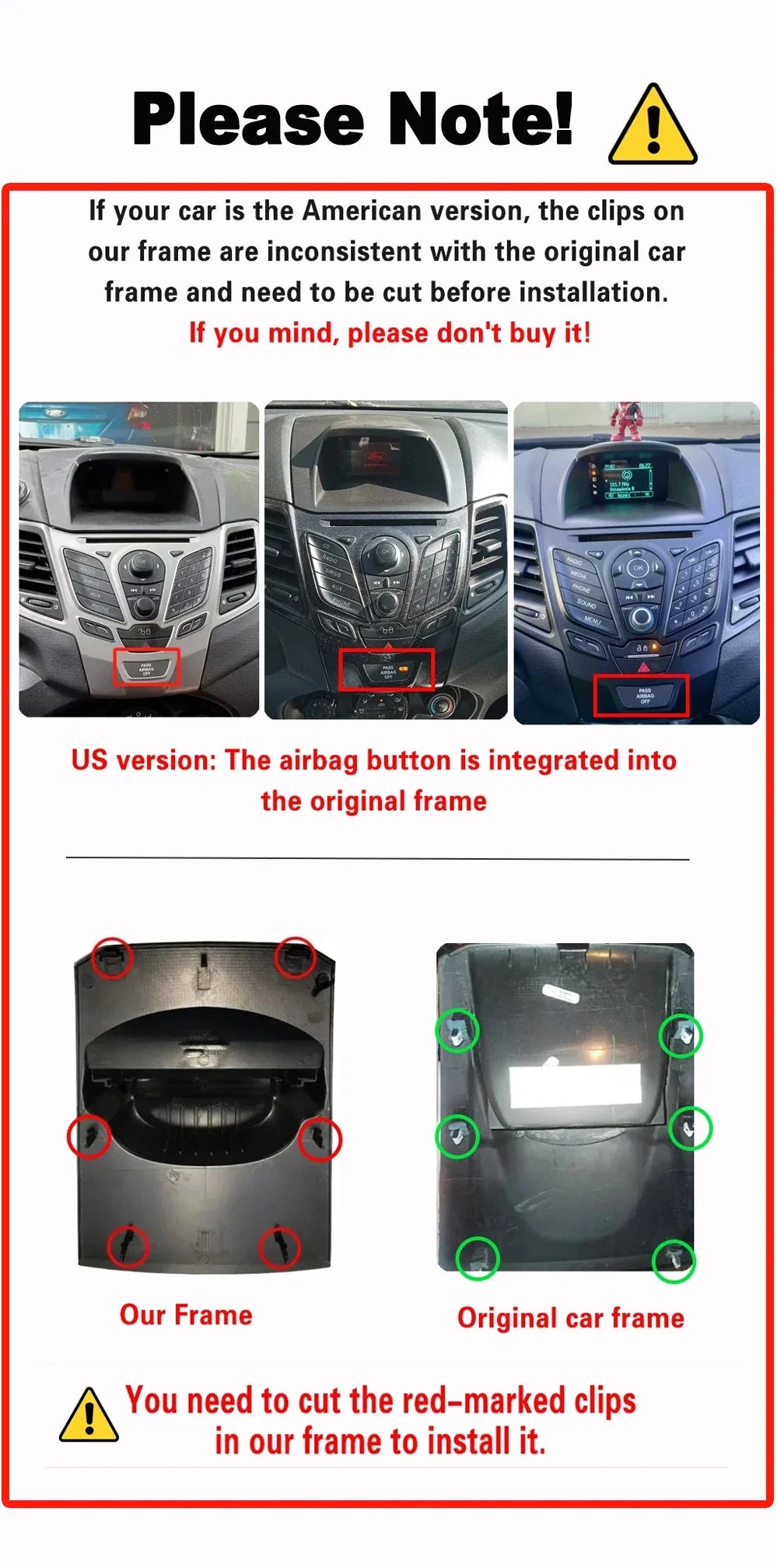 Android 16 Carplay For Ford Fiesta MK6 MK7 2009 2010 2011 -2017 Touch Screen Bluetooth 5G  | AUTOKITSHOP
