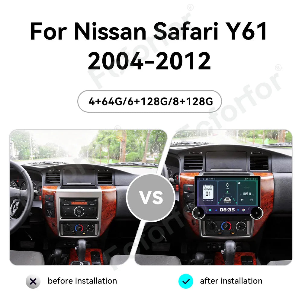 Luxury Vision Pro 11.5 Inch Android 15 Full HD Touch Wireless CarPlay GPS Navi Stereo Head