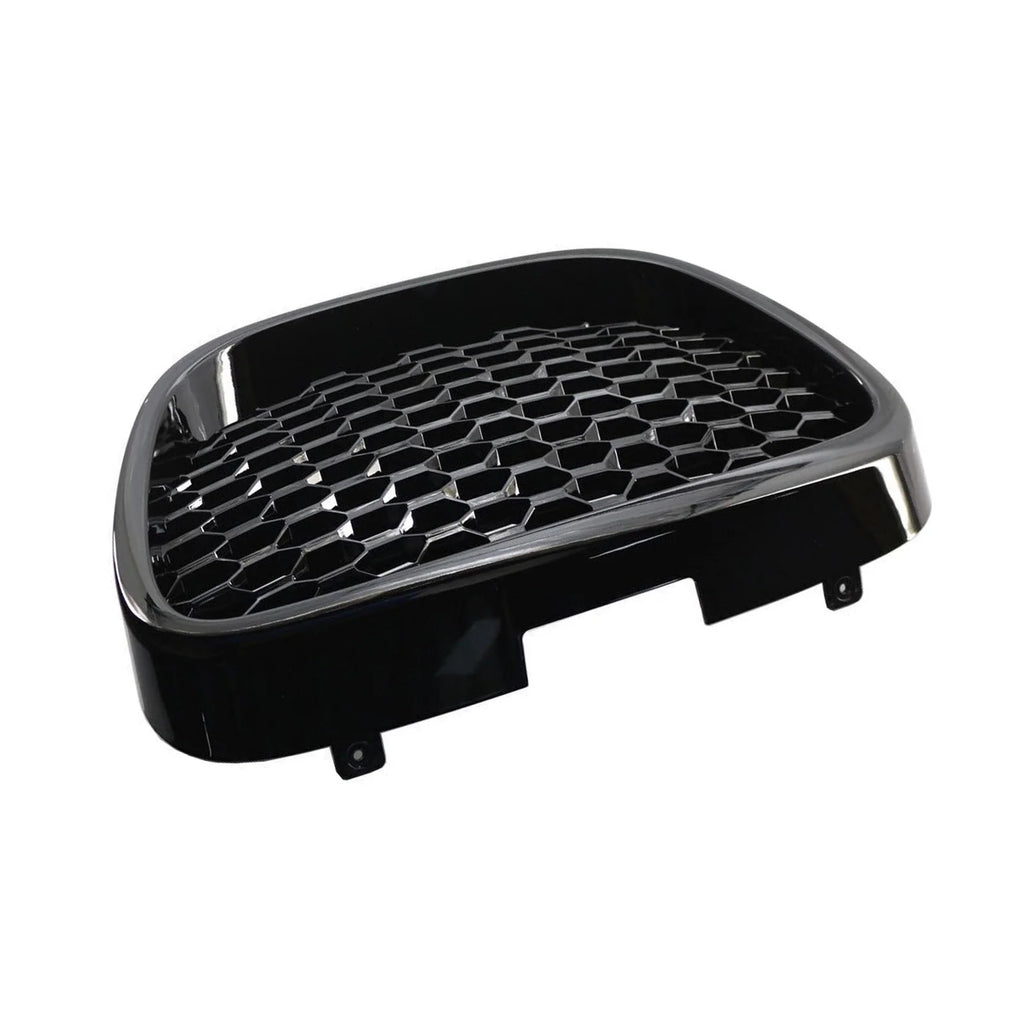 SINOCMP Glossy Black Front Honeycomb Grill Mesh For SEAT Leon MK2 1P1 2006-2009 Altea Tole