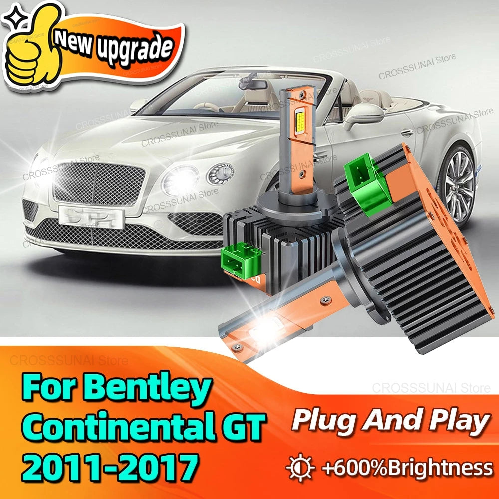 For Bentley Continental GT 2011 2012 2013 2014 2015 20162017 LED Headlight Bulbs D3S Car L