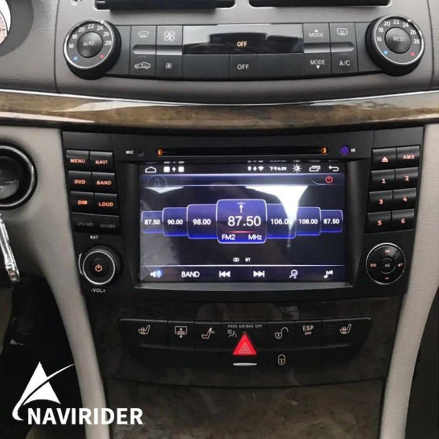8inch For Mercedes Benz W211 Android 15 Radio Screen CarPlay Stereo Car Multimedia Video P