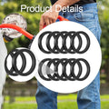 10 Pieces Tank Rubber Sealing Rings Portable Gas Tank Nozzle Gasket Seals Can Gaskets Supplies G - Automotive LED Light