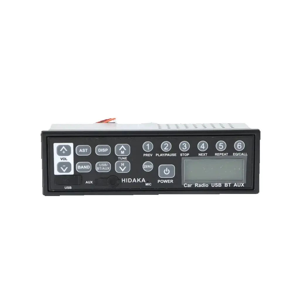 12-24V M200 Excavator Radio FOR Hitachi Komatsu Kato Truck Excavator AM FM USB AUX-IN Blue