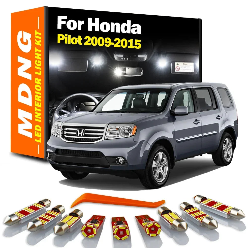 LED Interior Light Kit for Honda Pilot - Canbus Error-Free Bulbs | AUTOKITSHOP