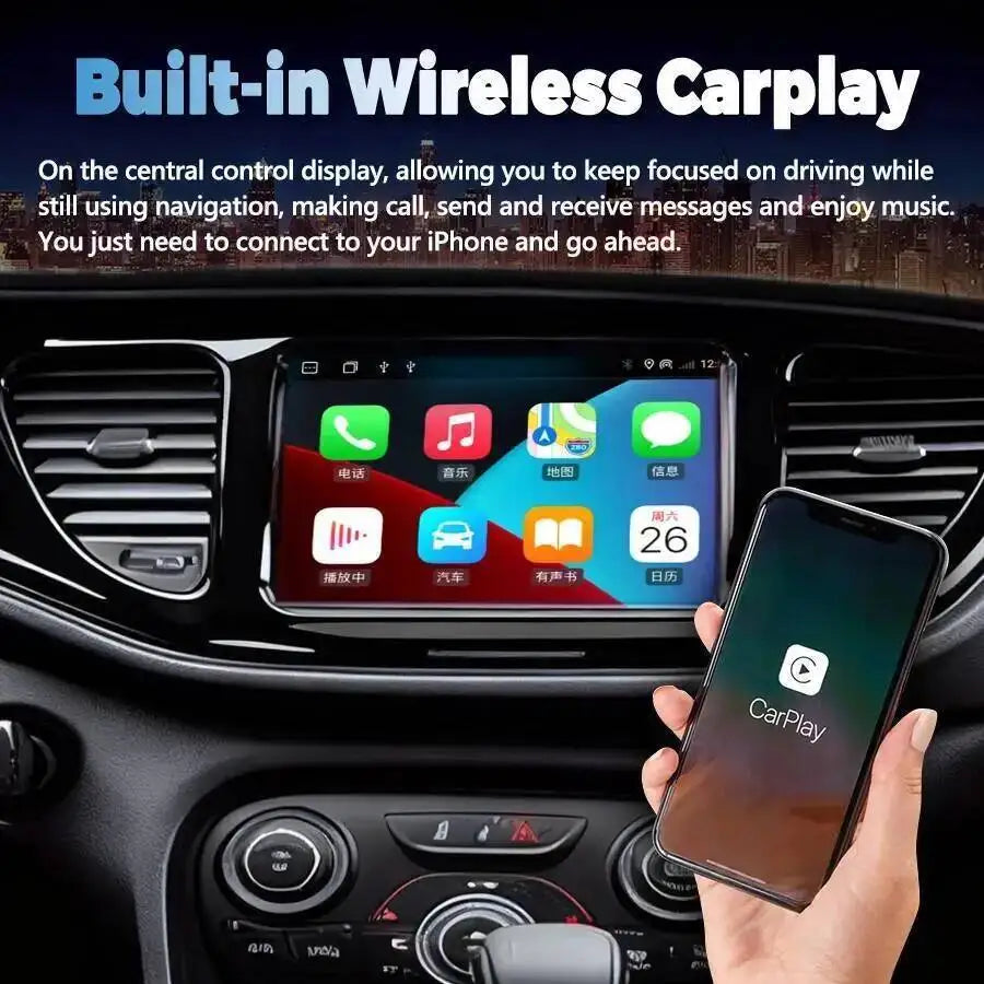 For Challenger 2011-2014 Multimedia Bluetooth Carplay Navigation Video Player WiFi 8.4inch | AUTOKITSHOP