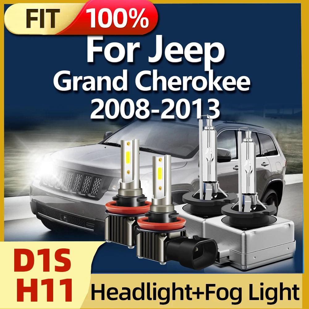 Roadsun 12V 35W HID Bulb Xenon Headlight D1S Lamp LED H11 Light 6000K for 2008 2009 2010 2