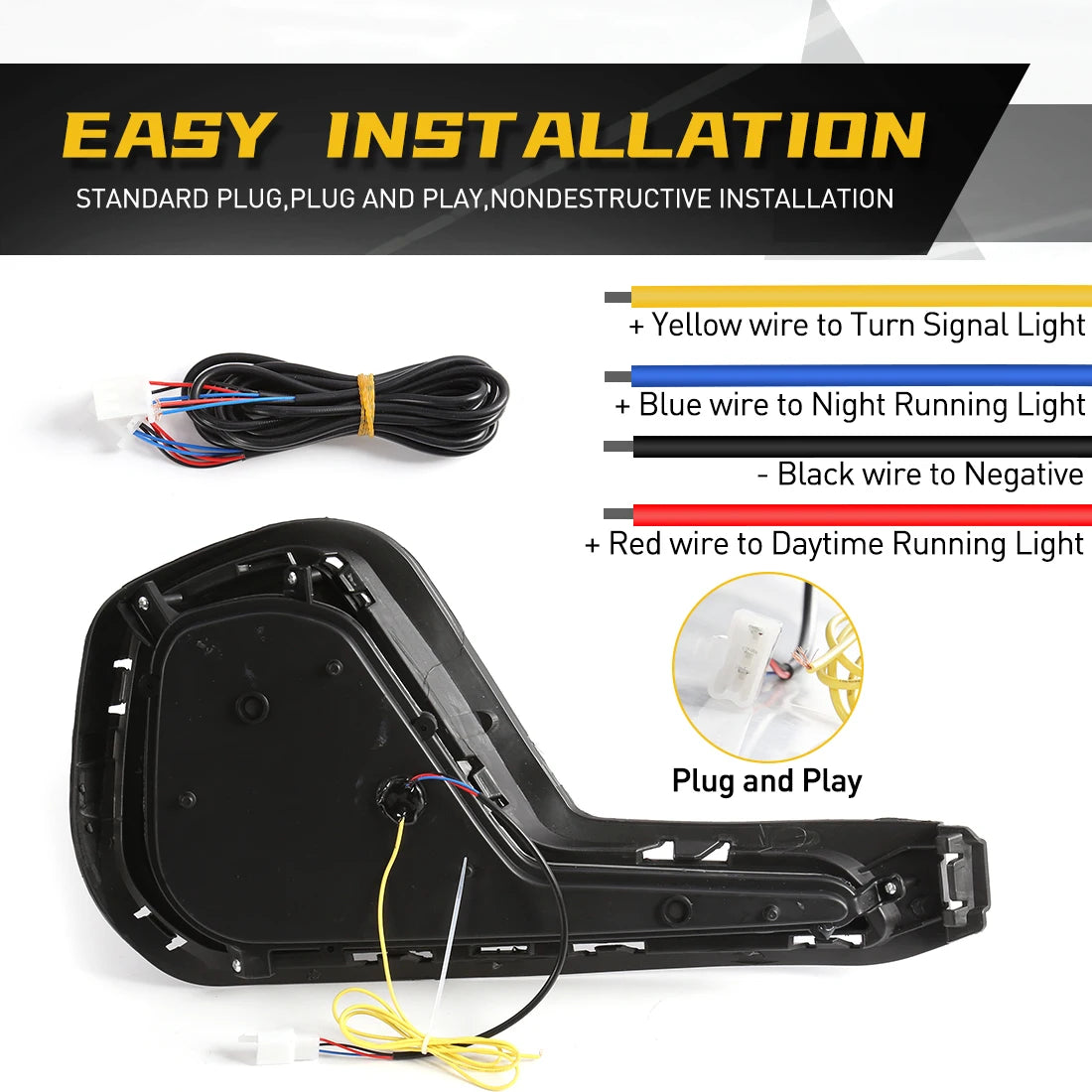 LED Daytime Running Light For Chevrolet Cavalier 2019 2020 2021 2022 DRL LED Fog Lamp Dyna | AUTOKITSHOP
