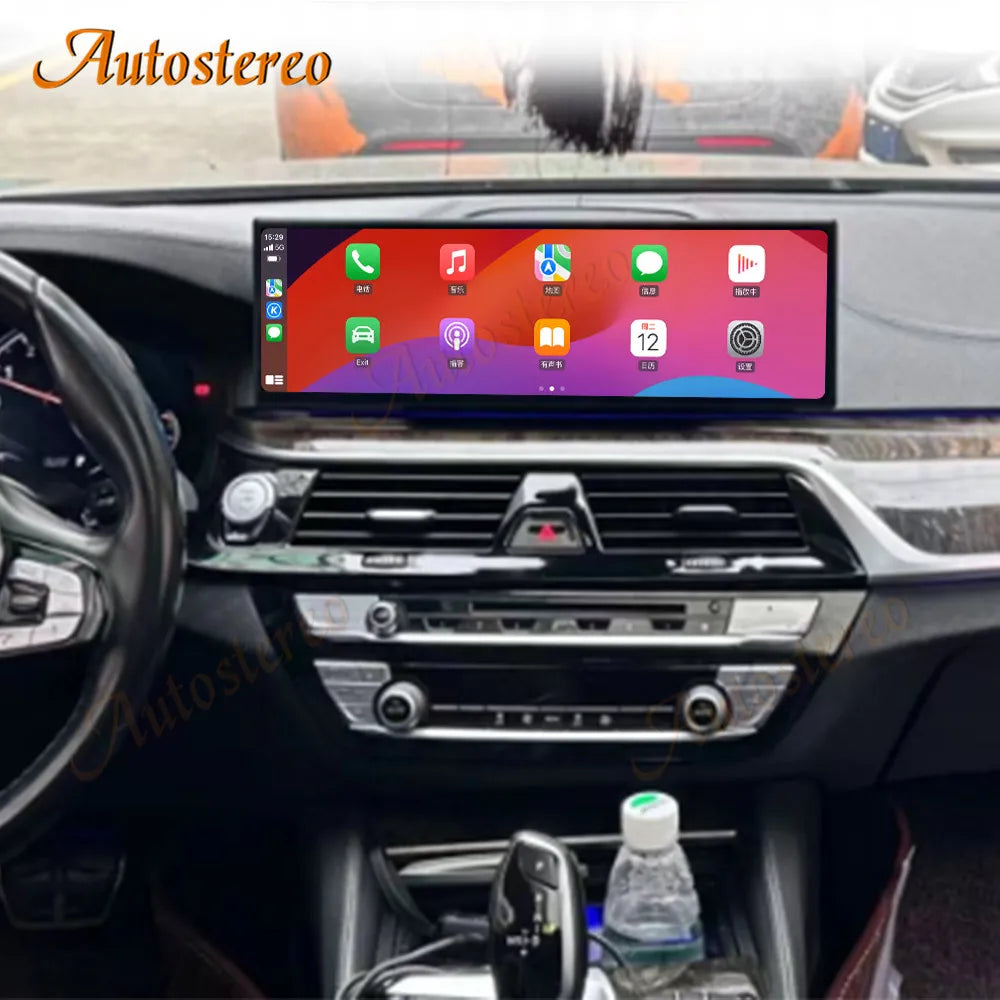 ID8 14.9 Inch Android Carplay For BMW 5 G30 G31 G32 G38 EVO 2017 2018 2019 Multimedia Play
