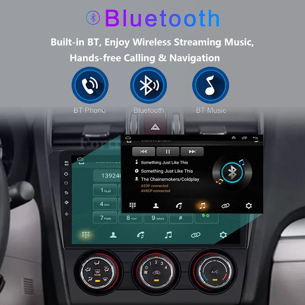 9" Android 16 Car Radio For Subaru Forester XV WRX 2012- 2015 2016 Multimedia Player 2Din
