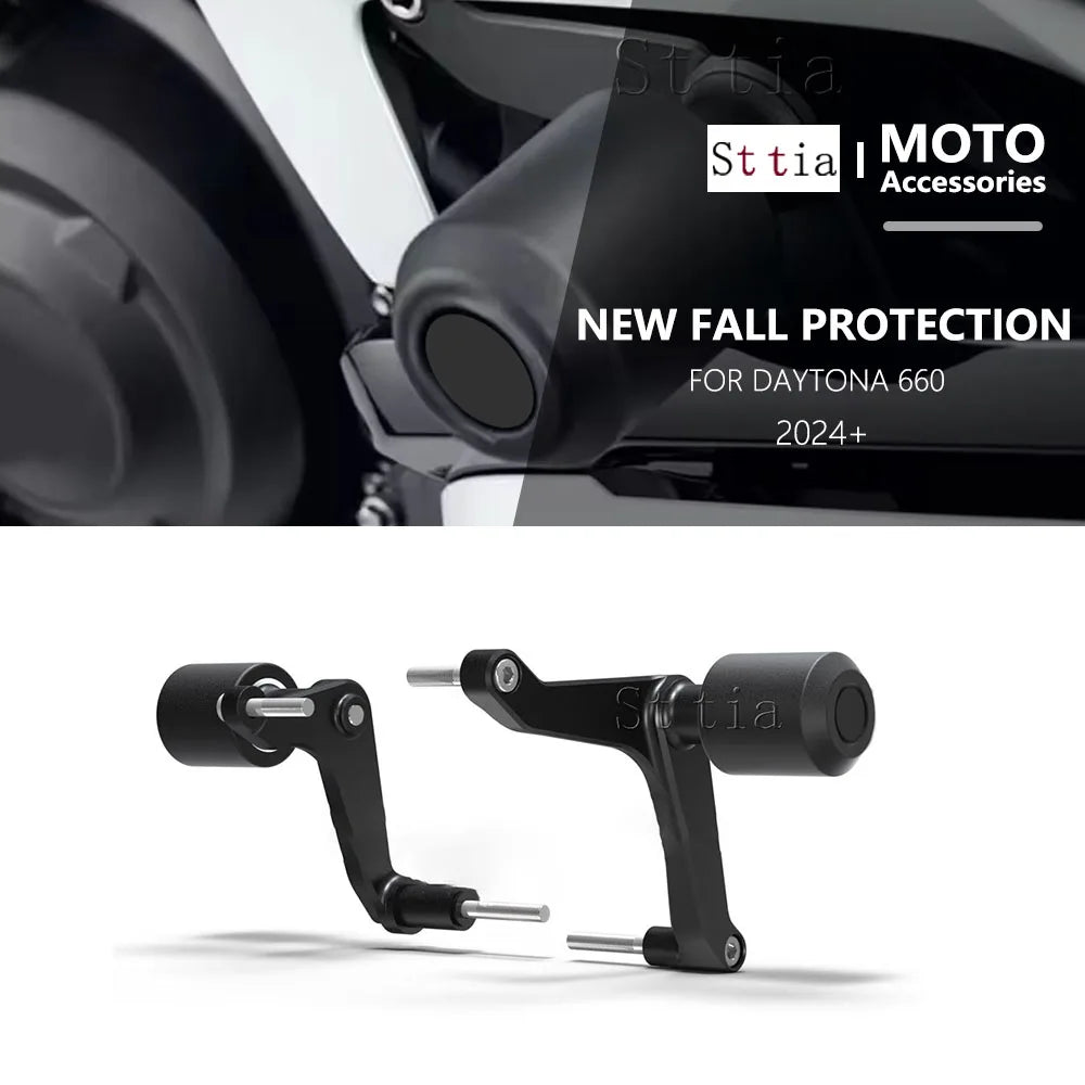 For Daytona660 Daytona 660 2024+ Falling Protection Motorcycle Engine Frame Slider Anti Crash Pa - Automotive LED Light