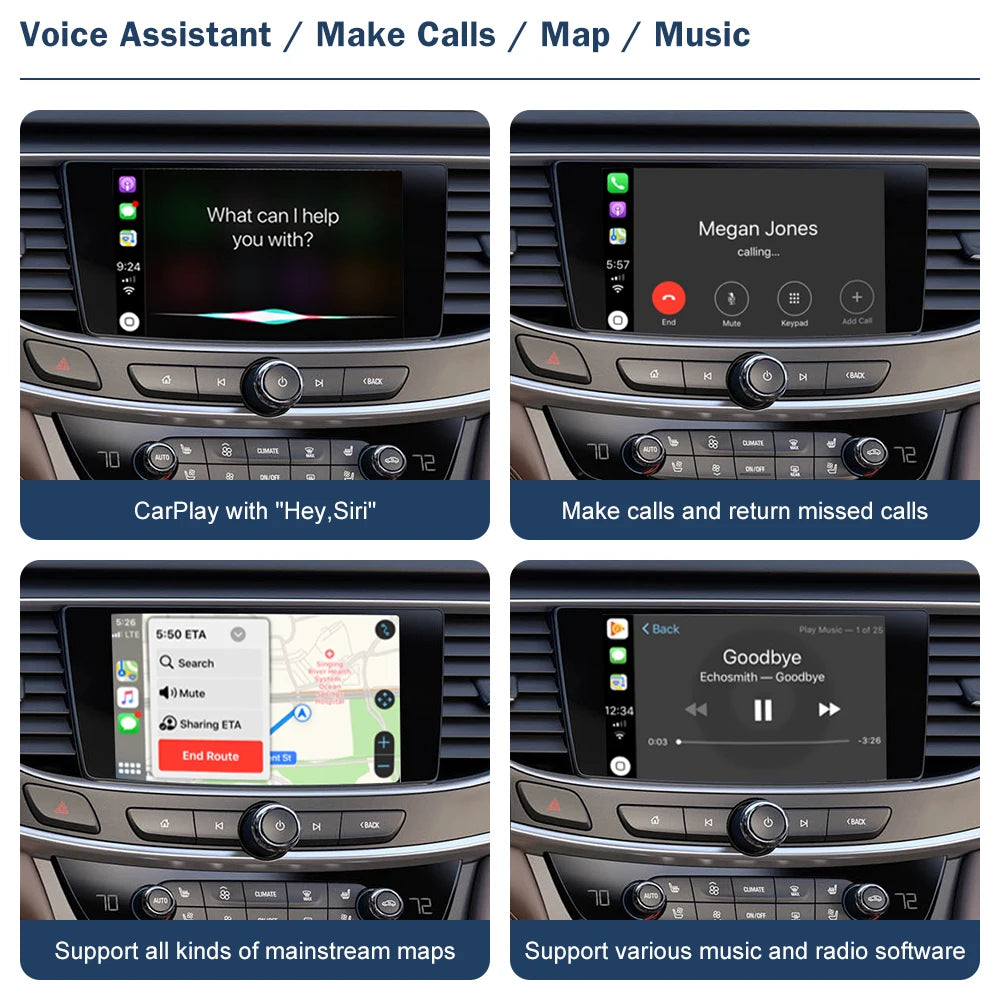 Wireless CarPlay for Buick LaCrosse 2013-2019 Android Auto Interface Mirror Link AirPlay C | AUTOKITSHOP