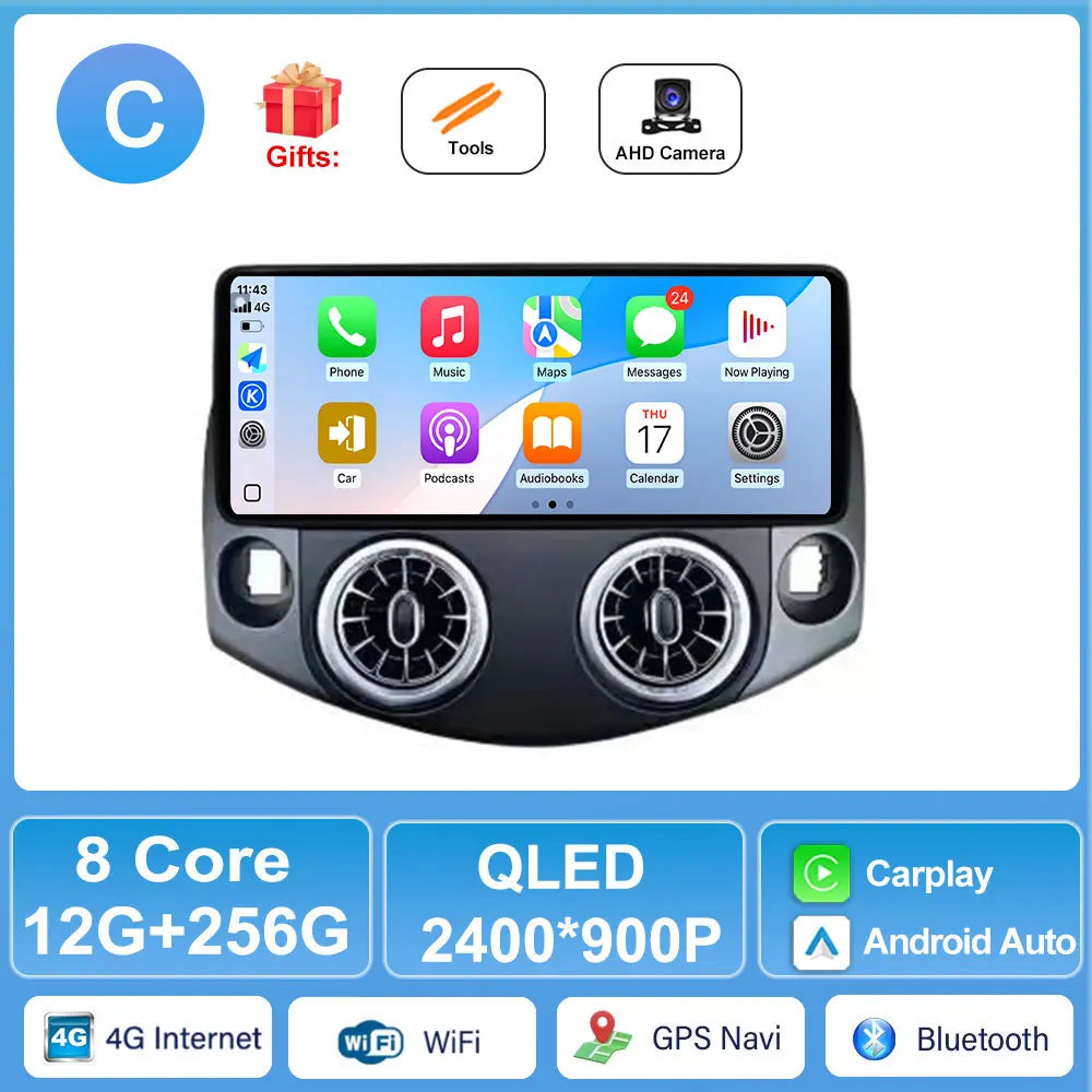 Car Stereo Radio for Toyota RAV4 2007-2011 Android Navigation CarPlay 2DIN | AUTOKITSHOP