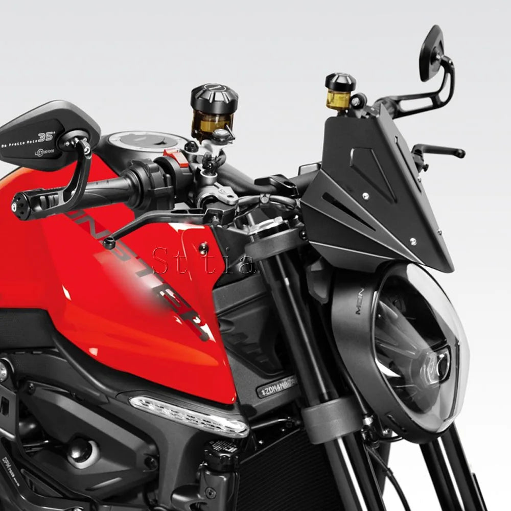 2025 FOR DUCATI MONSTER 937 Plus MONSTER937 2021 2022 2023 2024 Motorcycle Windshield Aluminum W - Automotive LED Light
