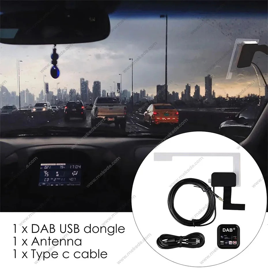 DAB+ Antenna USB Adapter for European Android Car Radio Video Multimedia Player GPS Naviga | AUTOKITSHOP